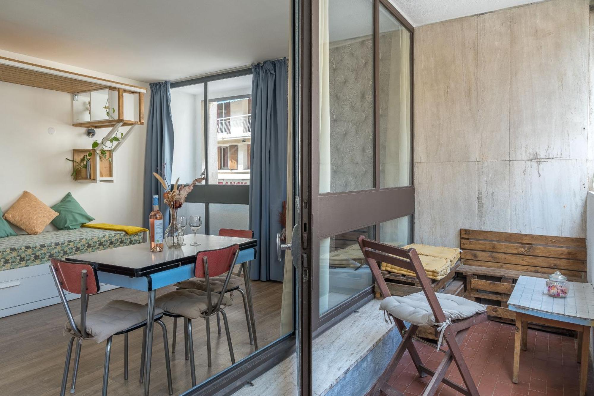 *Las Flores* Joli Studio Avec Balcon Μασσαλία Εξωτερικό φωτογραφία